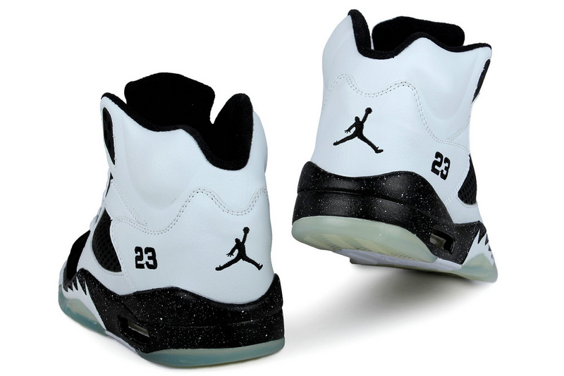 Air Jordan 5 Mens Shoes A Black/White Online